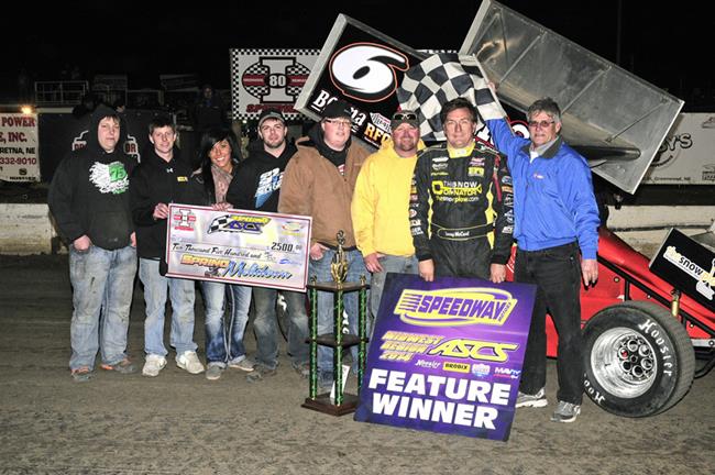 Terry McCarl takes ASCS Midwest Opener at I-80 Speedway