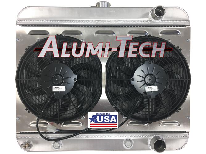 6265 Chevy Nova w/ Dual Spal Fan shroud Universal Parts Inc. High