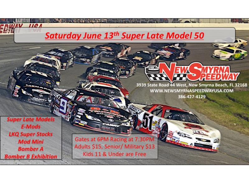 Super Late Model 50 This Saturday At New Smyrna Speedway New Smyrna Speedway