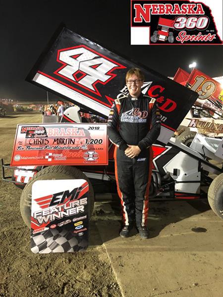 Chris Martin Cruises To Nebraska 360 Win At I 80 Speedway Racinboys Racinboys Network Live And On Demand Racing Audio And Video