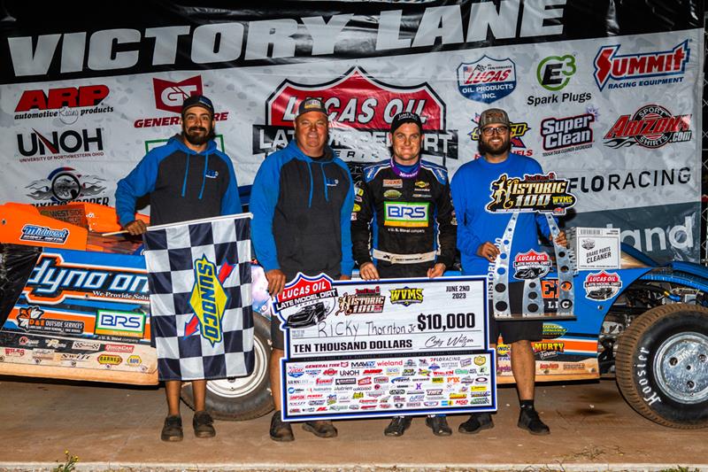 Thornton Earns Sixth Win of the Season at West Virginia Motor Speedway