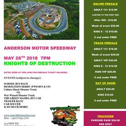 5/26/2018 at Anderson Motor Speedway
