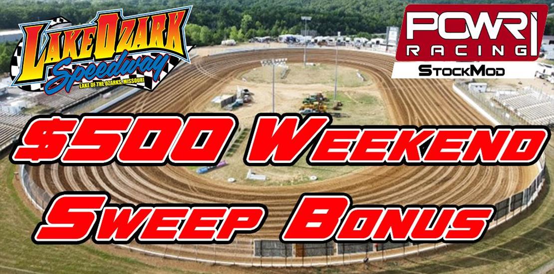 Lake Ozark Speedway Offers $500 Bonus for POWRi St...