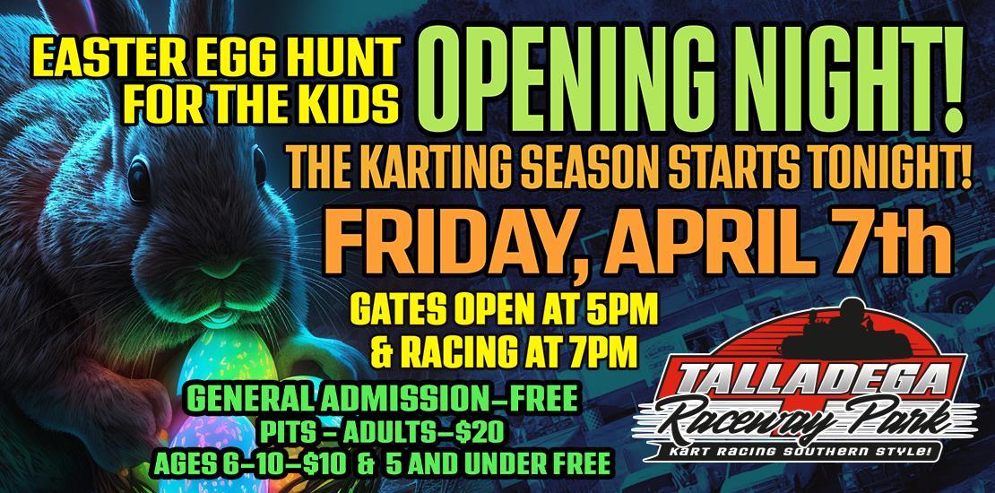 Talladega Raceway Park | April 7th