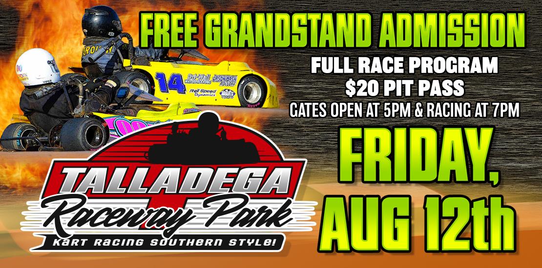 Talladega Raceway Park | August 12th!