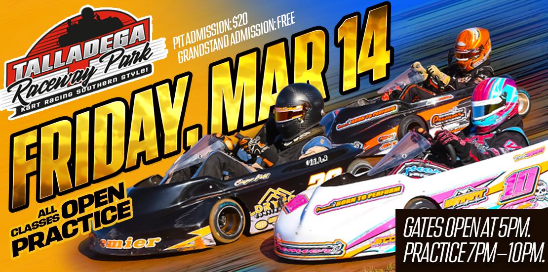 Talladega Raceway Park | March 14th Open Practice
