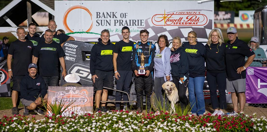 Zach Wigal Takes AFS Badger Midget Series Fireman'...