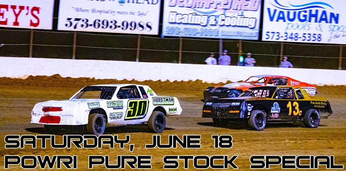 POWRi Pure Stock Special Headlines Weekly Racing a...