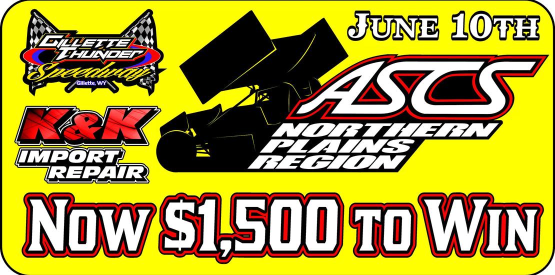 $1,500 to win ASCS Northern Plains Region Special...