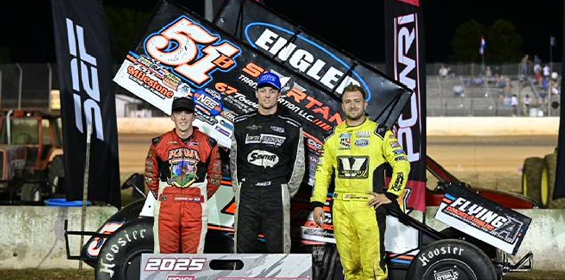 Joe B Miller Earns Checkers with POWRi 410 Outlaw...