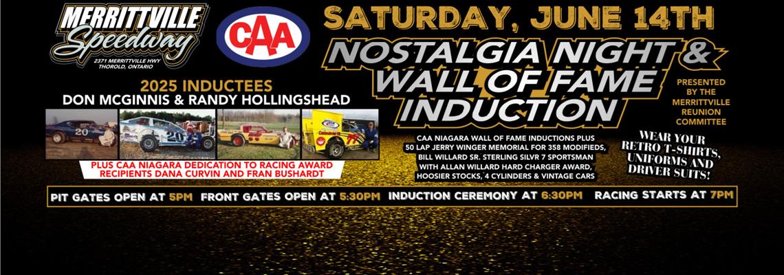 CAA Niagara Presents Nostalgia Night 2025