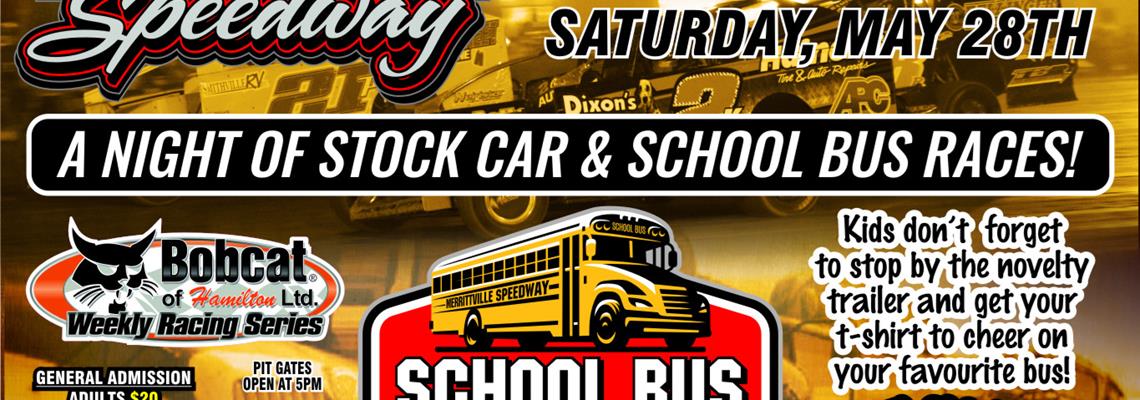 First School Bus Race this Saturday Night