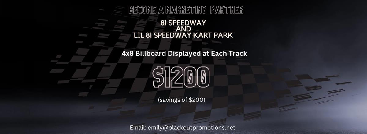 Become a Lil 81 Speedway Track Partner in 2024