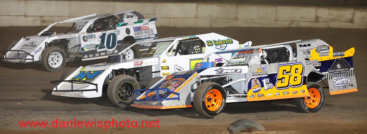 Racing all over the place