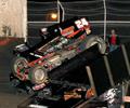 One of the few scrapes that TMAC missed at Tulare (Johns Racing Photos)