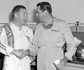 May 1960 Indianapolis, Rodger Ward and Sir Jack Brabham