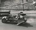 Dayton, OH. September 3, 1967
Driver Mike Mosley in the Leader Card Sprinter crashes hard in this 11 photo sequence. 7 of 12