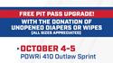 Hurricane Helene Diaper Drive at Texas Motor Speedway