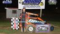Alex Midkiff in POWRi IMRA Victory at Spoon River Speedway