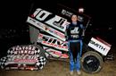 Young Dominic Gorden is a first-time Sprint Car wi...