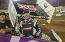 HOWARD TAKES USCS SPRINT CAR FEATURE AT THE CREEK...