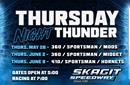 THURSDAY NIGHT THUNDER IS COMING!