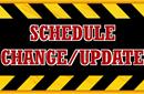 Important schedule update for 5/31 and 6/1