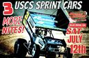 USCS Winged Sprint Cars Invade Sugar Creek Raceway...