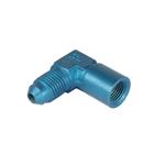 Pressure Gauge Fitting, 1/8 Female to -4 AN Male 90 degree