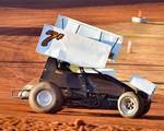OCRS Sprint Cars stop at Creek County Speedway Sat