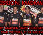 Kerry Madsen hard charges from tenth to score All