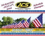 No Racing July 2nd--Racing Ret