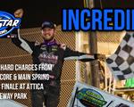 Brent Marks hard charges from 20th to win Core & M