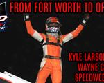 Kyle Larson rallies from tenth to score Duffy Smit