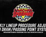 Creek County Speedway Adjusting Weekly Lineup Proc