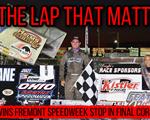 Cole Duncan gets by Danny Dietrich in final corner