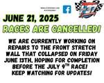 RACES ARE CANCELLED; June 21, 2025!