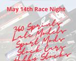 May 14th Race Night News