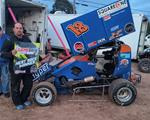 Heinert Third 11-75 Sports Complex & Eatery IRA Lightning Sprints 2025 Feature Winner Going Flag To Flag At Plymouth Dirt Track