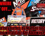 Tyler Courtney battles by Kerry Madsen for Classic