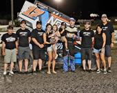 Golobic Thrills Crowd With Last Lap Pass For Win