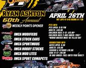 Speedway Motors IMCA Weekly Racing Points Opener April 26th