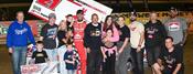 Brian Brown Reigns with POWRi 410 Outlaw Sprints a...