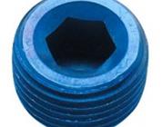 Blue 1/16 NPT Pipe Plug