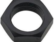 Bulkhead Fitting Nut, 20 AN, Aluminum, Black Anodized