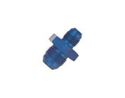 Aluminum Flare Reducer Adapter, Blue, -3 AN to -4 AN