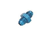 Aluminum Flare Union Adapter Fitting, Blue, -12 AN