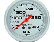 Auto Meter 4441 Ultra-Lite Mechanical Oil Temperature Gauge, 2-5/8