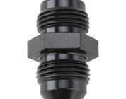 Aluminum Flare Union Adapter Fitting, Black, -4 AN