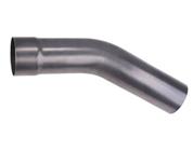 B2 Mild Steel Mandrel Bend 3.5 Exhaust Elbow Pipe, 30 Deg